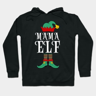 Mama elf family matching Christmas Hoodie